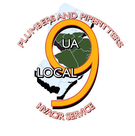 UA Local 9 Plumbers and Pipefitters logo